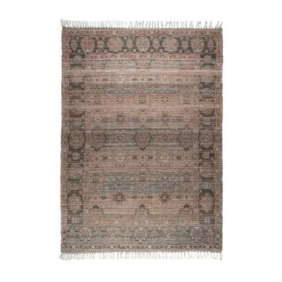 Amer Rugs Prenell Avia Farmhouse Khotan Bordered Indoor Rectangular Accent Rug