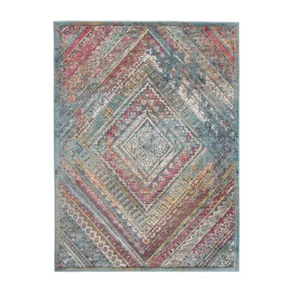 Amer Rugs Exatavia Wanu Transtitional Geometric Indoor Rectangular Accent Rug