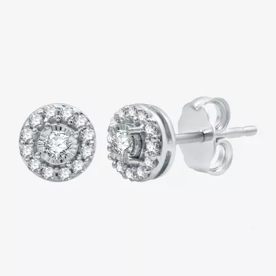 Ever Star (G / SI1-SI2) 3/8 CT. T.W. Lab Grown White Diamond 10K Gold 7.2mm Stud Earrings