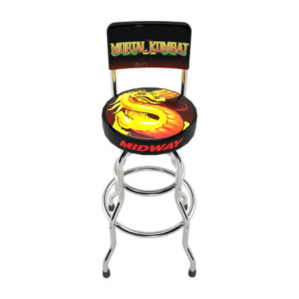 Arcade1Up - Mortal Kombat Swv Hi Bck Stool