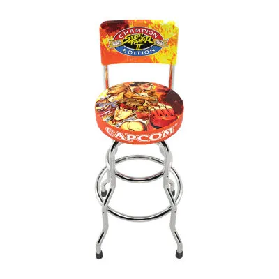 Arcade1Up - Streetfighter Swv Hi Bck Stool