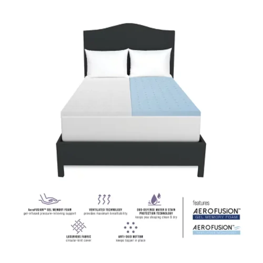 Bodipedic™ Home 1.5 Inch Gel Comfort Mattress Foam Topper