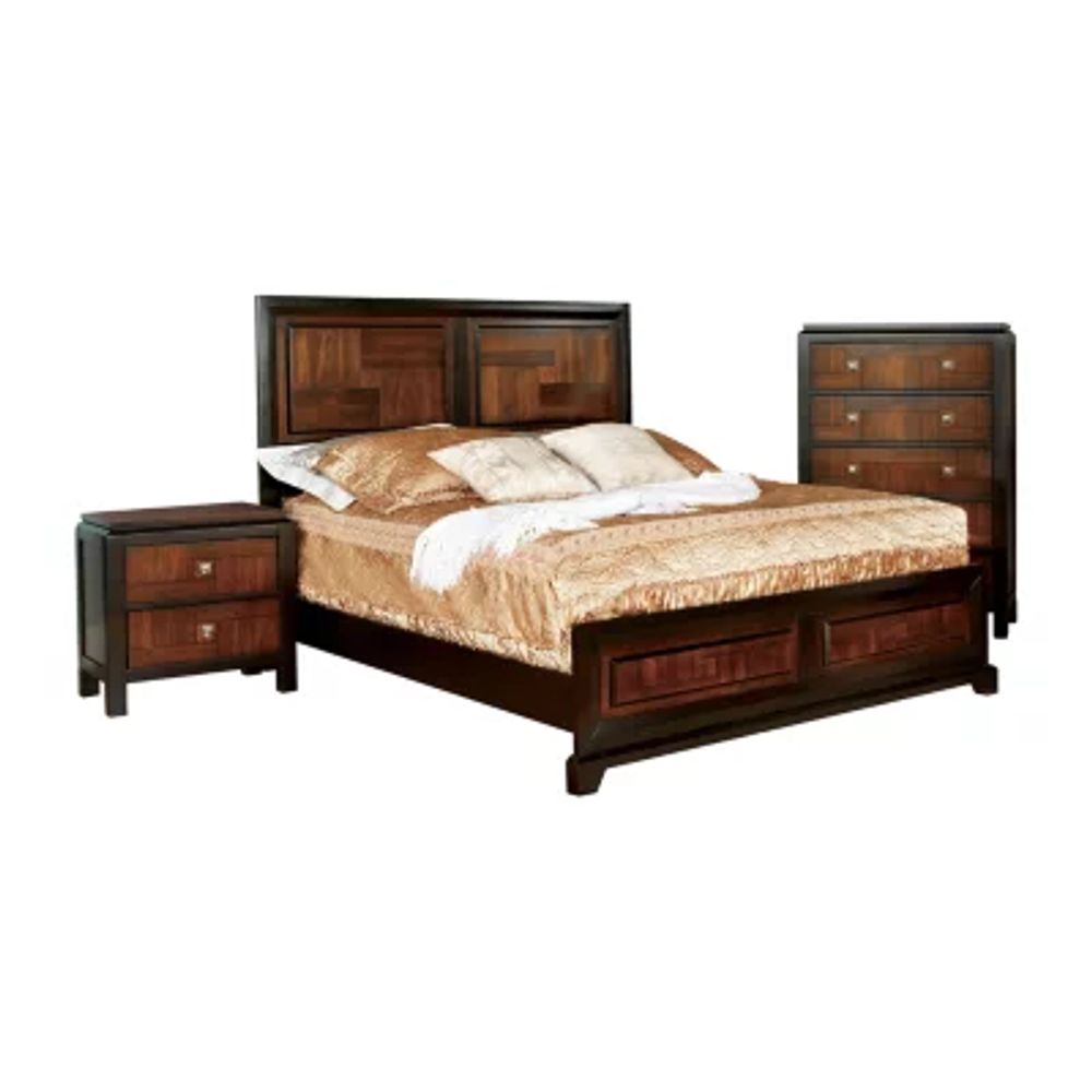 Poina 3 Piece Bedroom Set