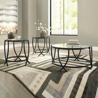 Signature Design by Ashley® Tarrin Living Room Collection Coffee Table Set