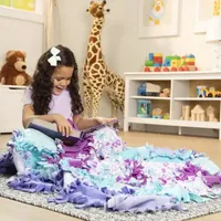 Melissa & Doug Created By Me - Butterfly Fleece Quilt 48-pc. Craft Kit