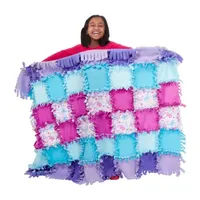 Melissa & Doug Created By Me - Butterfly Fleece Quilt 48-pc. Craft Kit