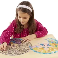 Melissa & Doug Stained Glass - Mermaid Craft Kits