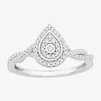 Promise My Love Womens 1/ CT. T.W. Mined White Diamond 10K Gold Ring