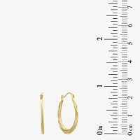 14K Gold 20mm Hoop Earrings