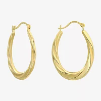 14K Gold 20mm Hoop Earrings