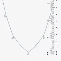 Diamond Addiction (G-H / Si2-I1) Womens 1/10 CT. T.W. Lab Grown White Diamond Sterling Silver Pendant Necklace