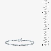 G-H / I1-I2) 1/ CT. T.W. Lab Grown White Diamond Sterling Silver Inch Tennis Bracelet