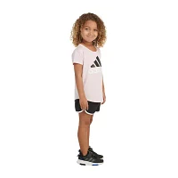 adidas Toddler Girls 2-pc. Short Set