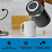 Kenmore Digital Cordless Glass Tea Kettle