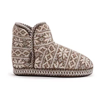 Muk Luks Womens Bootie Slippers