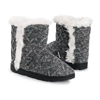 Muk Luks Cheyenne Bootie Womens Slip-On Slippers