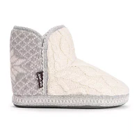 Muk Luks Womens Bootie Slippers