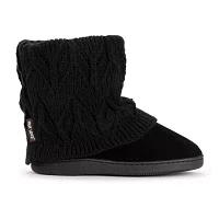 Muk Luks Womens Bootie Slippers