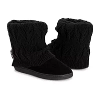 Muk Luks Womens Bootie Slippers