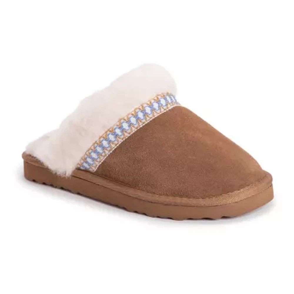 Muk Luks Womens Slip-On Slippers