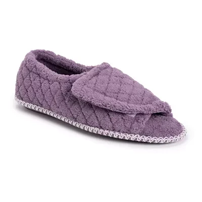 Muk Luks Marylou Micro Chenille Womens Slip-On Slippers