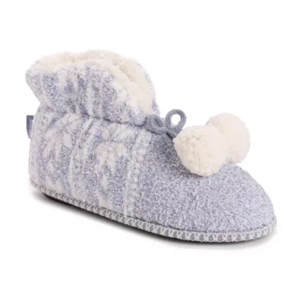 Muk Luks Womens Bootie Slippers