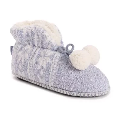 Muk Luks Womens Bootie Slippers