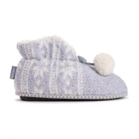 Muk Luks Womens Bootie Slippers