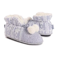 Muk Luks Womens Bootie Slippers