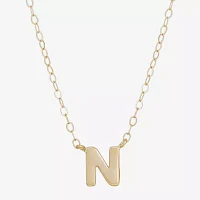 Womens 10K Gold Pendant Necklace