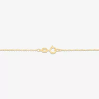 Womens 14K Gold Cross Pendant Necklace