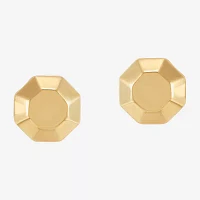 14K Gold 10mm Stud Earrings