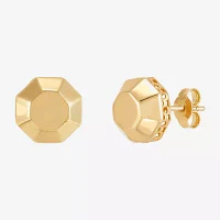 14K Gold 10mm Stud Earrings