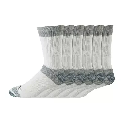 Dickies Dri-Tech Max Cushion Work 6 Pair Crew Socks Mens
