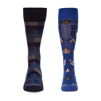 MeMoi 2 Pair Crew Socks Mens