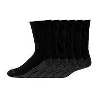 Dickies Dri-Tech Work 6 Pair Crew Socks Mens