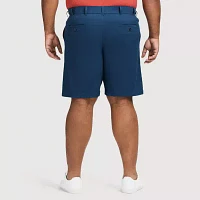 IZOD Saltwater Twill 9 1/2" Mens Big and Tall Stretch Fabric Chino Short