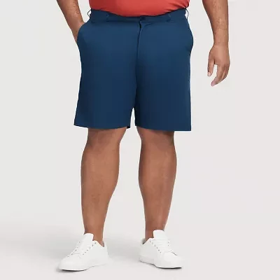 IZOD Saltwater Twill 9 1/2" Mens Big and Tall Stretch Fabric Chino Short