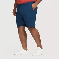 IZOD Saltwater Twill 9 1/2" Mens Big and Tall Stretch Fabric Chino Short