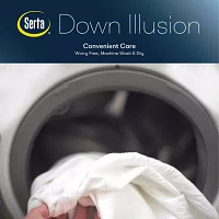 Serta Down Illusion Medium Density 2-Pack Allergen Barrier Pillow