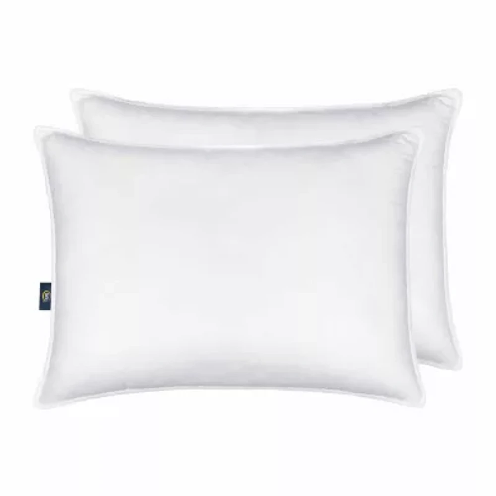 Serta Down Illusion Firm Density 2-Pack Allergen Barrier Pillow