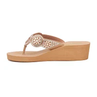 Mixit Womens 5 Disc Wedge Sandals