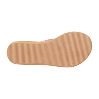 Mixit Womens 5 Disc Wedge Sandals