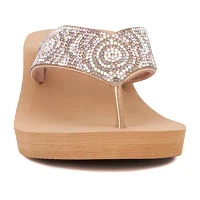 Mixit Womens Rose Wedge Sandals