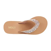 Mixit Womens Rose Wedge Sandals