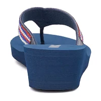 Mixit Womens Americana Wedge Sandals