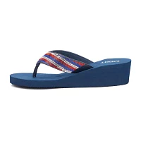 Mixit Womens Americana Wedge Sandals