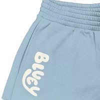 Bluey Fleece Short Womens Low Rise Pull-On Juniors