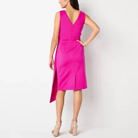 Jessica Howard Womens Sleeveless Sheath Dress