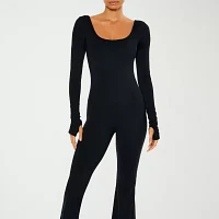 Forever 21 Womens Crew Neck Long Sleeve Bodysuit Juniors